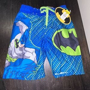NWT Batman swim trunks size boys 4